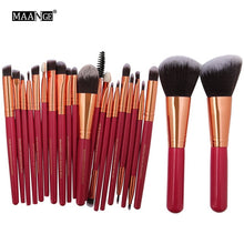 Load image into Gallery viewer, MAANGE 20/22Pcs Beauty Makeup Brushes Set Cosmetic Foundation Powder Blush Eye Shadow Lip Blend Make Up Brush Tool Kit Maquiagem