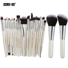 Load image into Gallery viewer, MAANGE 20/22Pcs Beauty Makeup Brushes Set Cosmetic Foundation Powder Blush Eye Shadow Lip Blend Make Up Brush Tool Kit Maquiagem