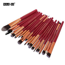 Load image into Gallery viewer, MAANGE 20/22Pcs Beauty Makeup Brushes Set Cosmetic Foundation Powder Blush Eye Shadow Lip Blend Make Up Brush Tool Kit Maquiagem