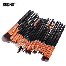 Load image into Gallery viewer, MAANGE 20/22Pcs Beauty Makeup Brushes Set Cosmetic Foundation Powder Blush Eye Shadow Lip Blend Make Up Brush Tool Kit Maquiagem