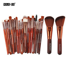 Load image into Gallery viewer, MAANGE 20/22Pcs Beauty Makeup Brushes Set Cosmetic Foundation Powder Blush Eye Shadow Lip Blend Make Up Brush Tool Kit Maquiagem