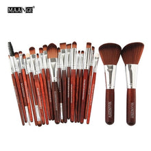 Load image into Gallery viewer, MAANGE 20/22Pcs Beauty Makeup Brushes Set Cosmetic Foundation Powder Blush Eye Shadow Lip Blend Make Up Brush Tool Kit Maquiagem
