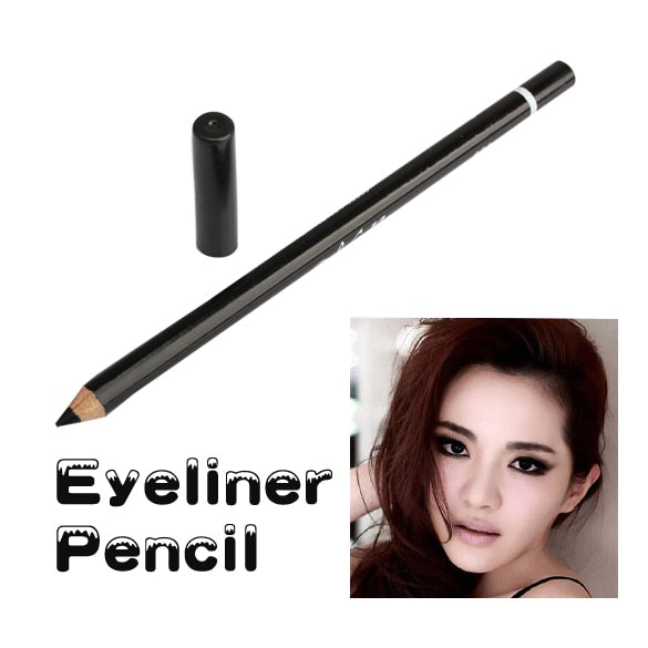 Waterproof Black Color Eyebrow Eyeliner Pen Cosmetics Eyeliner Pencil Waterproof Eyeliner Pencil Easy To Use Eyes Makeup Pen