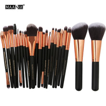 Load image into Gallery viewer, MAANGE 20/22Pcs Beauty Makeup Brushes Set Cosmetic Foundation Powder Blush Eye Shadow Lip Blend Make Up Brush Tool Kit Maquiagem