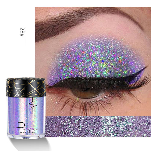 Pudaier Pudaier New Diamond Shines Sparkles Eyeshadow Sequin Glitter Makeup for Eyes Face Easy to Wear Keep Professional Beauty