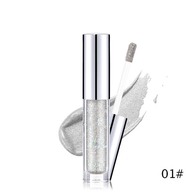 UCANBE 8 Holographic Metallic Duochrome Eye Shadow Crystal Glitter Shiny Eyeshadow Pigment Waterproof Liquid Eye Shadow Makeup