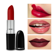 Load image into Gallery viewer, Top Quality Matte Lipstick Metal Tube Waterproof Lips Brand Makeup Long-lasting Lipstick Red Nude Marrakesh Chili Diva Lipstick