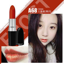 Load image into Gallery viewer, Top Quality Matte Lipstick Metal Tube Waterproof Lips Brand Makeup Long-lasting Lipstick Red Nude Marrakesh Chili Diva Lipstick