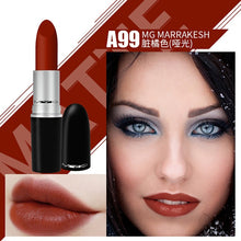 Load image into Gallery viewer, Top Quality Matte Lipstick Metal Tube Waterproof Lips Brand Makeup Long-lasting Lipstick Red Nude Marrakesh Chili Diva Lipstick