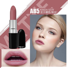 Load image into Gallery viewer, Top Quality Matte Lipstick Metal Tube Waterproof Lips Brand Makeup Long-lasting Lipstick Red Nude Marrakesh Chili Diva Lipstick