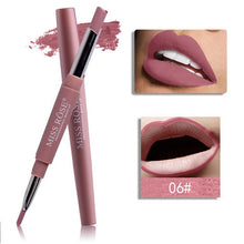 Load image into Gallery viewer, MISS ROSE 14 Color Double-end Lipsticks Lasting Lipliner Waterproof Profissional Moisturizer Lip Liner Stick Batom Pencil Matte