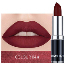 Load image into Gallery viewer, Hot Nude Color Matte Lipstick Vitamin Lip Stick Nutritious Moisturizer Pumpkin Color Luxury Women Batom Mate Makeup HANDAIYAN