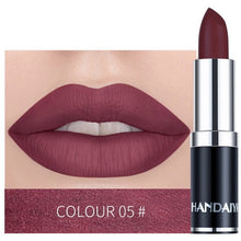 Load image into Gallery viewer, Hot Nude Color Matte Lipstick Vitamin Lip Stick Nutritious Moisturizer Pumpkin Color Luxury Women Batom Mate Makeup HANDAIYAN