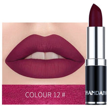 Load image into Gallery viewer, Hot Nude Color Matte Lipstick Vitamin Lip Stick Nutritious Moisturizer Pumpkin Color Luxury Women Batom Mate Makeup HANDAIYAN