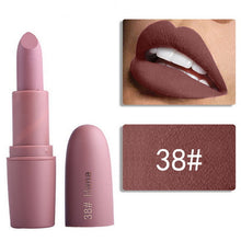 Load image into Gallery viewer, Hot Nude Color Matte Lipstick Vitamin Lip Stick Nutritious Moisturizer Pumpkin Color Luxury Women Batom Mate Makeup HANDAIYAN