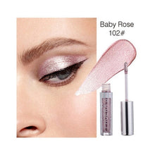 Load image into Gallery viewer, PHOERA Glitter Eyeshadow Liquid Glitter &amp; Glow Make Up Long Lasting Shimmer Tint Cosmetics Pigment Eye Shadow Maquiagem Women