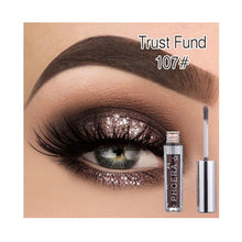 Load image into Gallery viewer, PHOERA Glitter Eyeshadow Liquid Glitter &amp; Glow Make Up Long Lasting Shimmer Tint Cosmetics Pigment Eye Shadow Maquiagem Women
