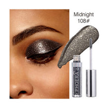 Load image into Gallery viewer, PHOERA Glitter Eyeshadow Liquid Glitter &amp; Glow Make Up Long Lasting Shimmer Tint Cosmetics Pigment Eye Shadow Maquiagem Women