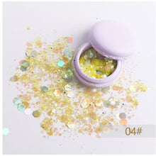 Load image into Gallery viewer, Focal lure super glitter eyeshadow festival makeup shimmer and shine face jewels pigment body face eye glitter sequin paillettes
