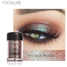 Load image into Gallery viewer, Focallure18 Colors Glitter Eye Shadow Loose Powder Shimmer Pigment Eyeshadow Sparkly Shadows Single Eyeshadow Pallete Makeup