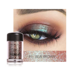 Load image into Gallery viewer, Focallure18 Colors Glitter Eye Shadow Loose Powder Shimmer Pigment Eyeshadow Sparkly Shadows Single Eyeshadow Pallete Makeup
